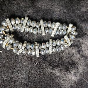 Silver bead bracelet 